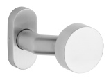 Knob with oval shield